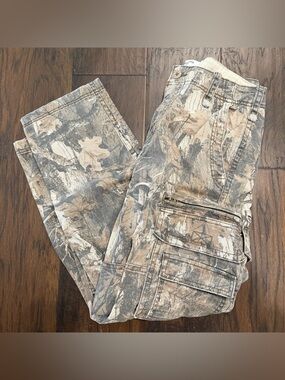 Hollister camo cargo pants